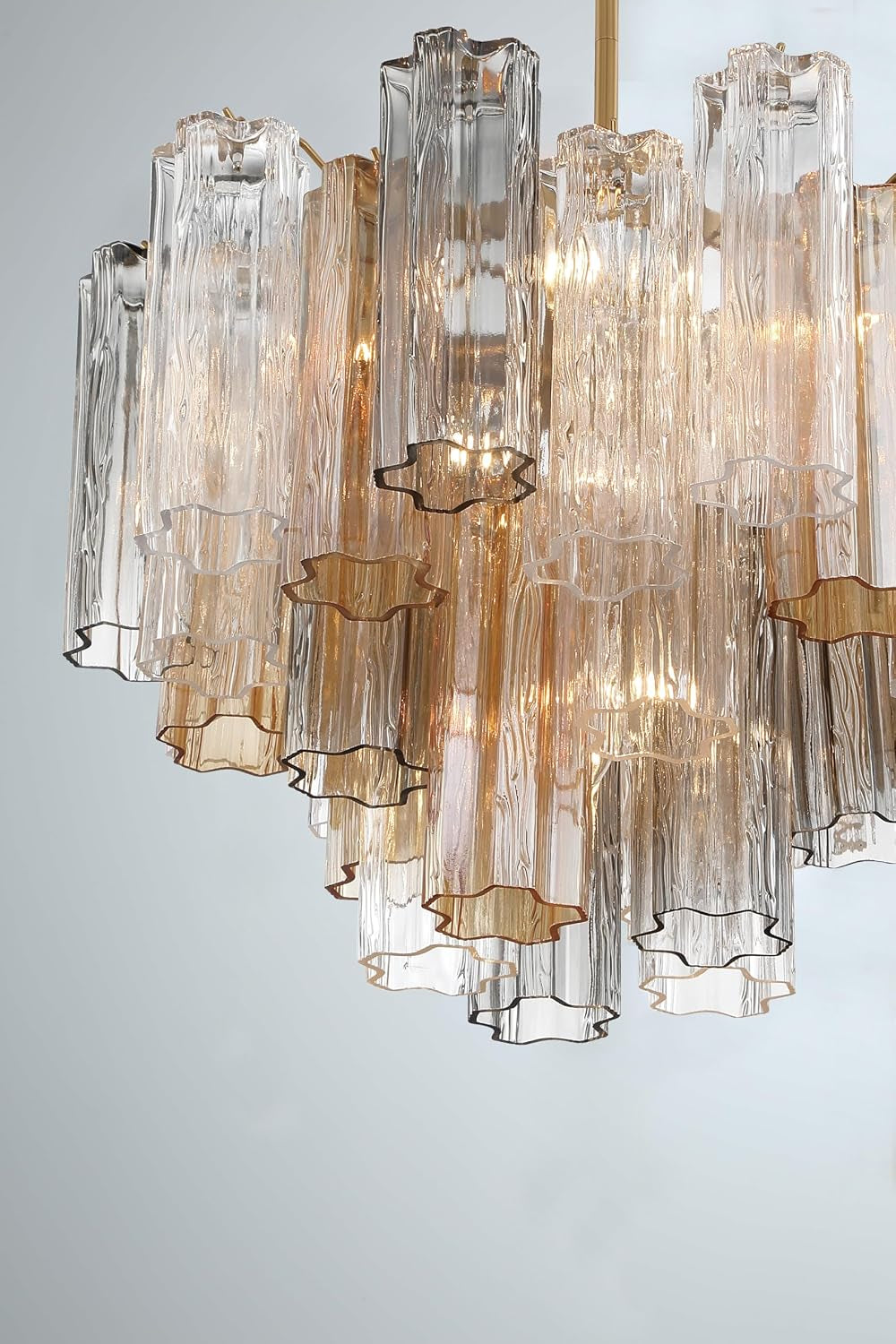 Addis 6 Light Antiqued Brass Contemporary Chandelier