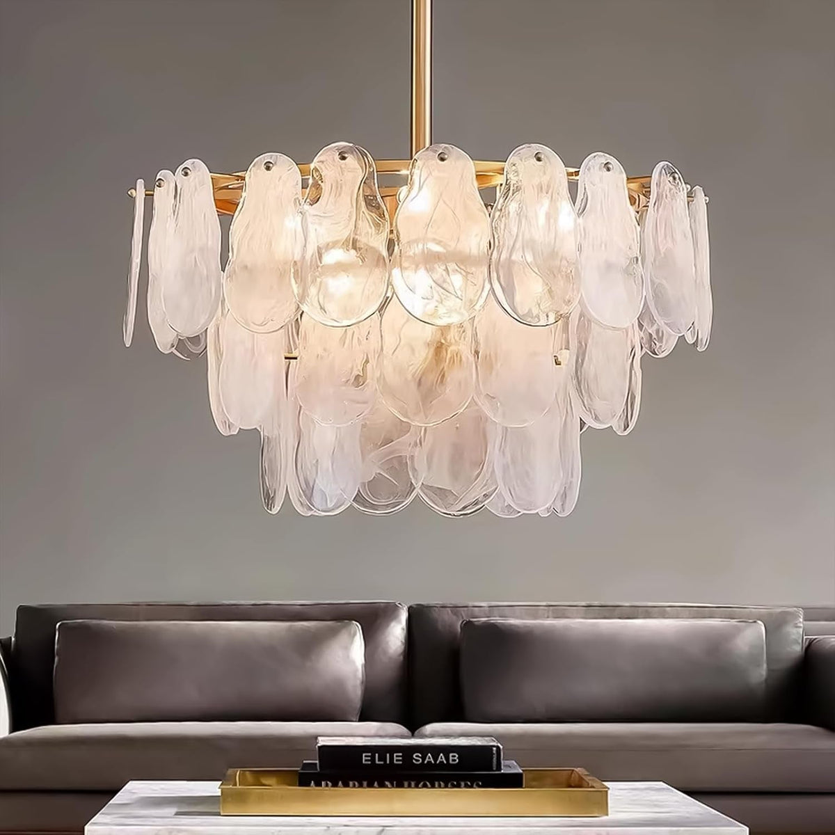 24Inch Gold Elegant Chandelier Pendant Lighting Fixture