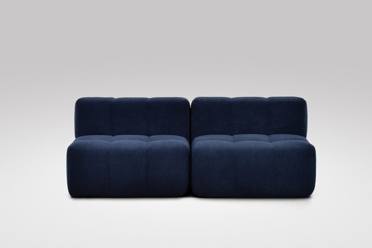 2-Piece Modular Sofa – Blue