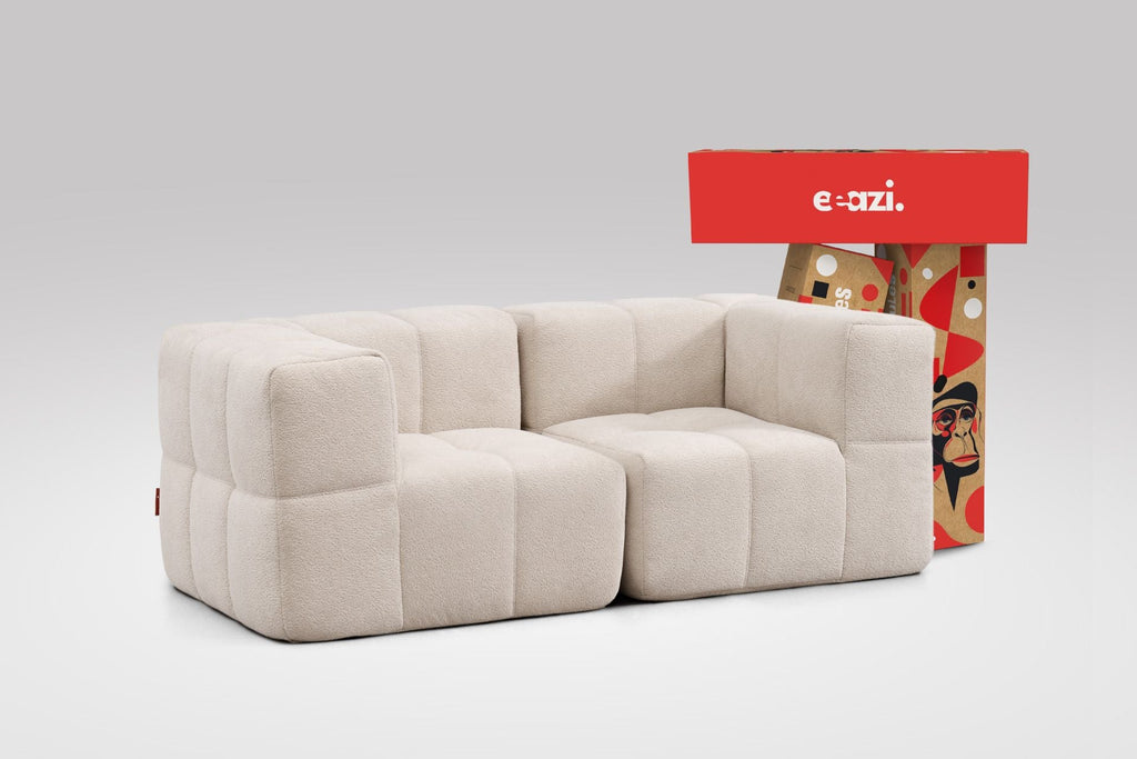 2-Piece Modular Sofa – Beige