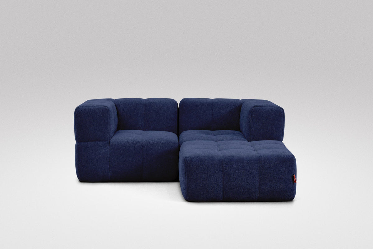 3-Piece Modular Sofa – Blue