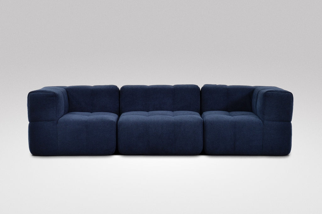 3-Piece Modular Sofa – Blue