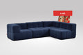 4-Piece Modular Sofa – Blue