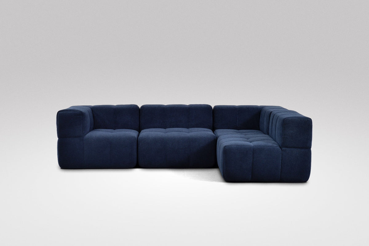 4-Piece Modular Sofa – Blue