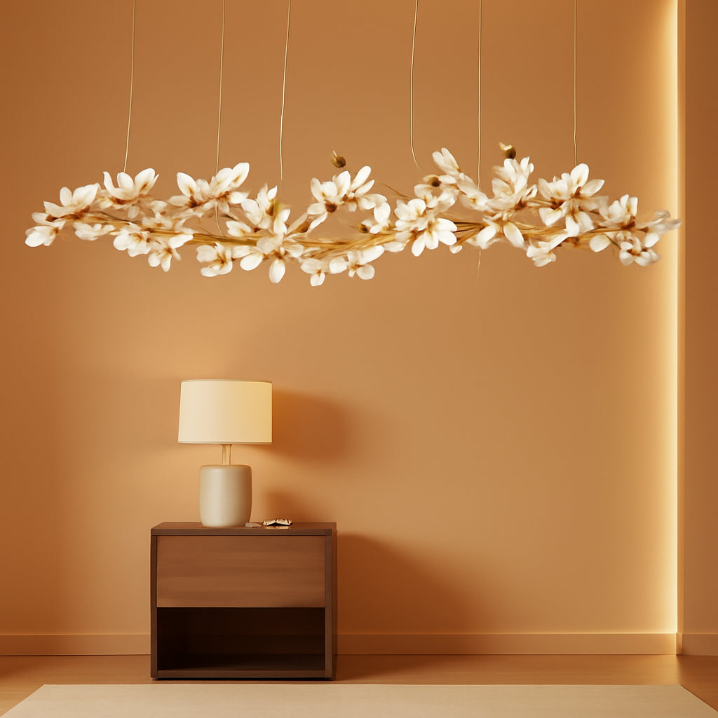 Large Modern Ginkgo Leaf Decorative Ceiling Chandelier