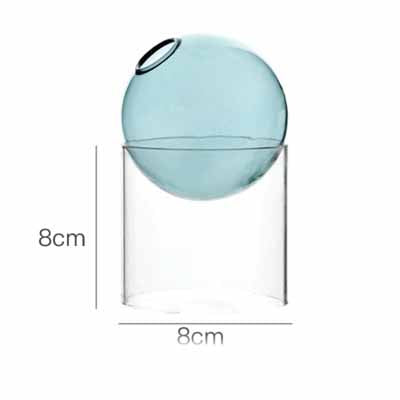 Nordic Colored Bubble Glass Vase
