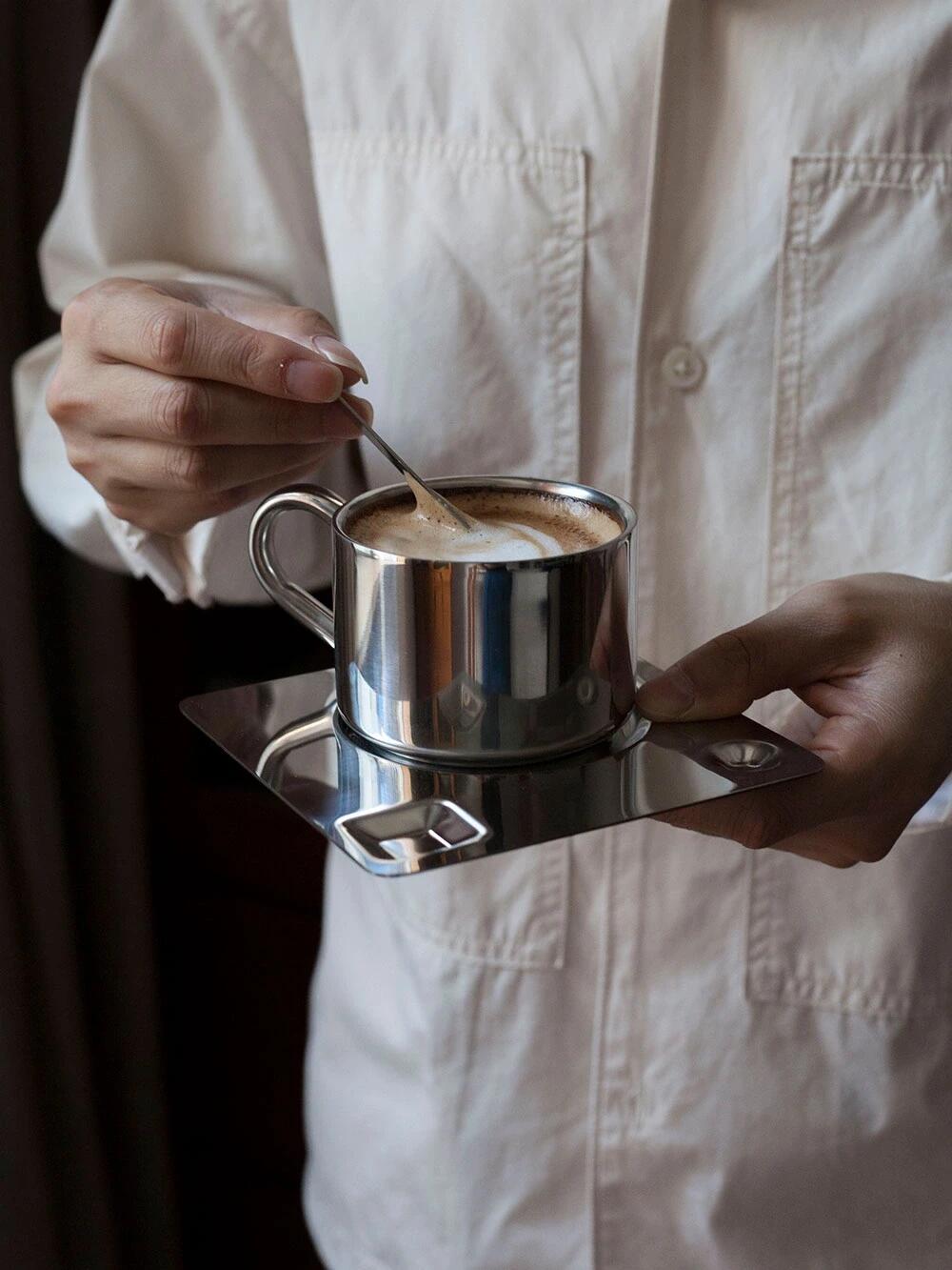 Industrial-style coffee set