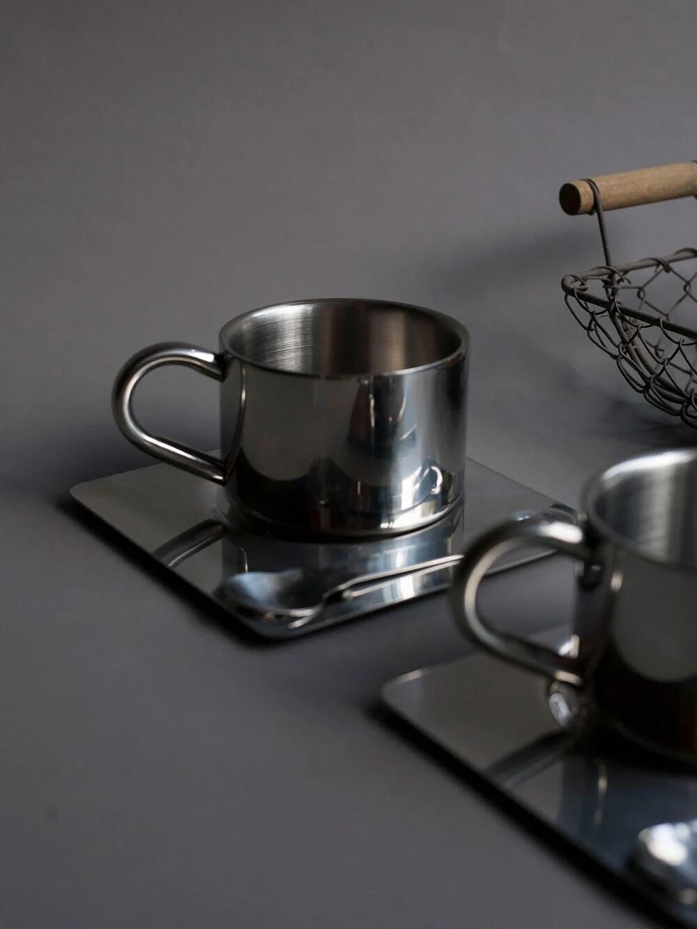 Industrial-style coffee set