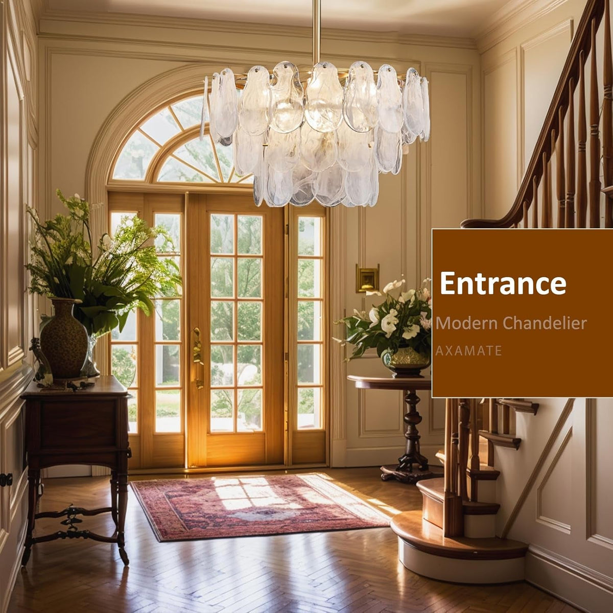 24Inch Gold Elegant Chandelier Pendant Lighting Fixture