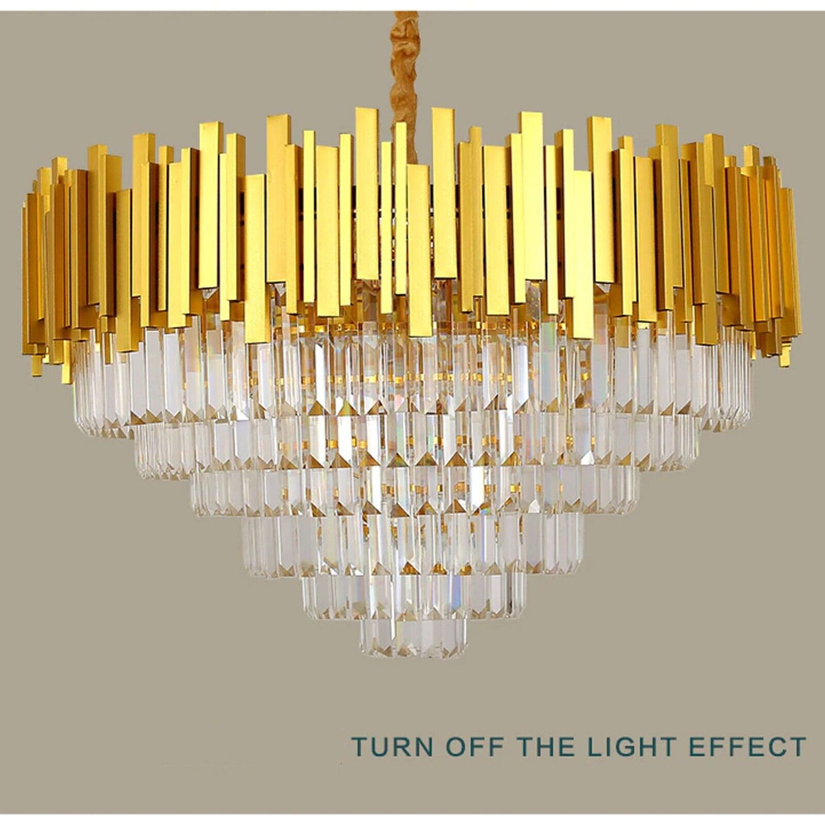 Gold Crystal living room Chandelier~4117